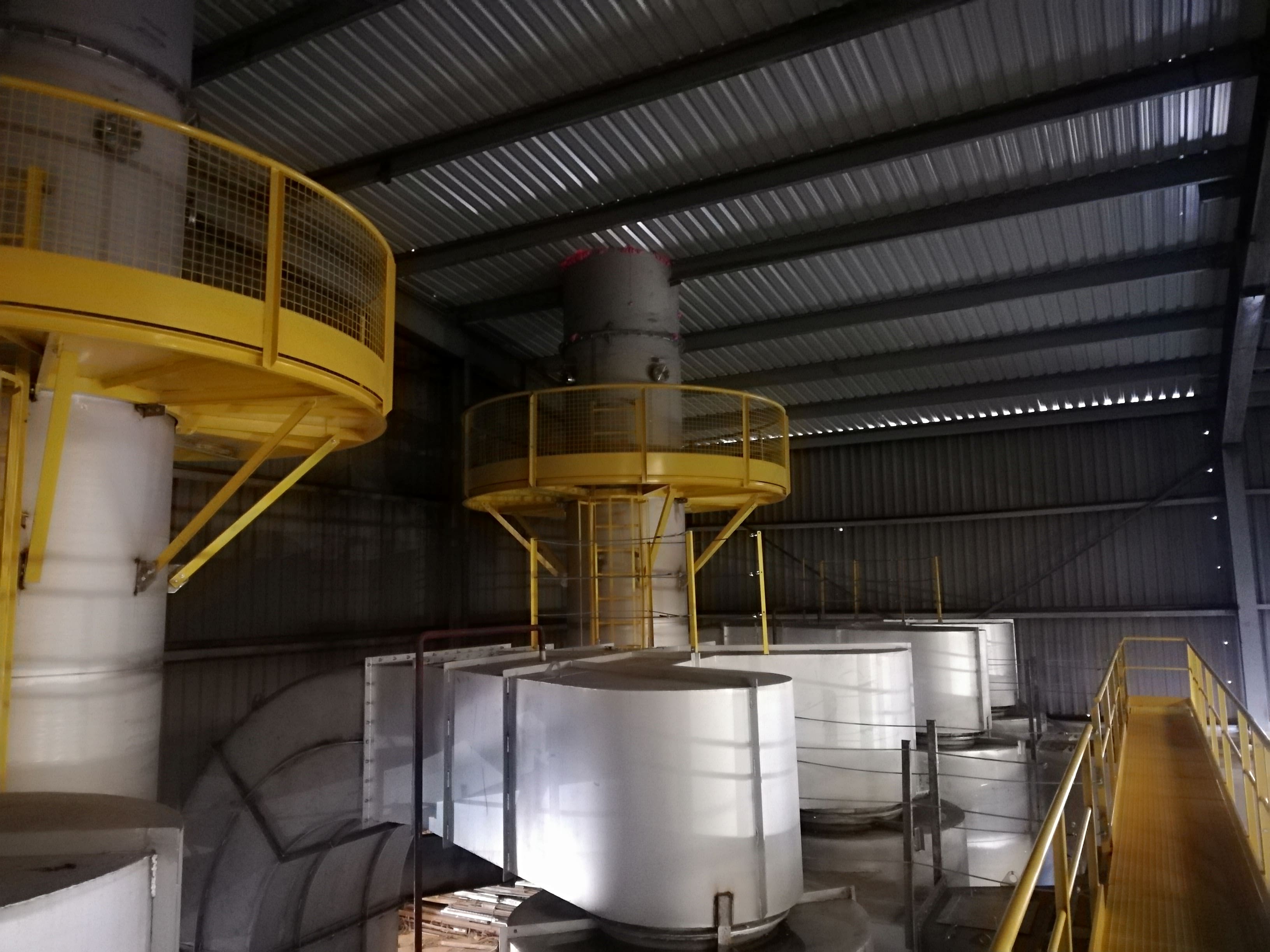 Líneas de gases de secadero