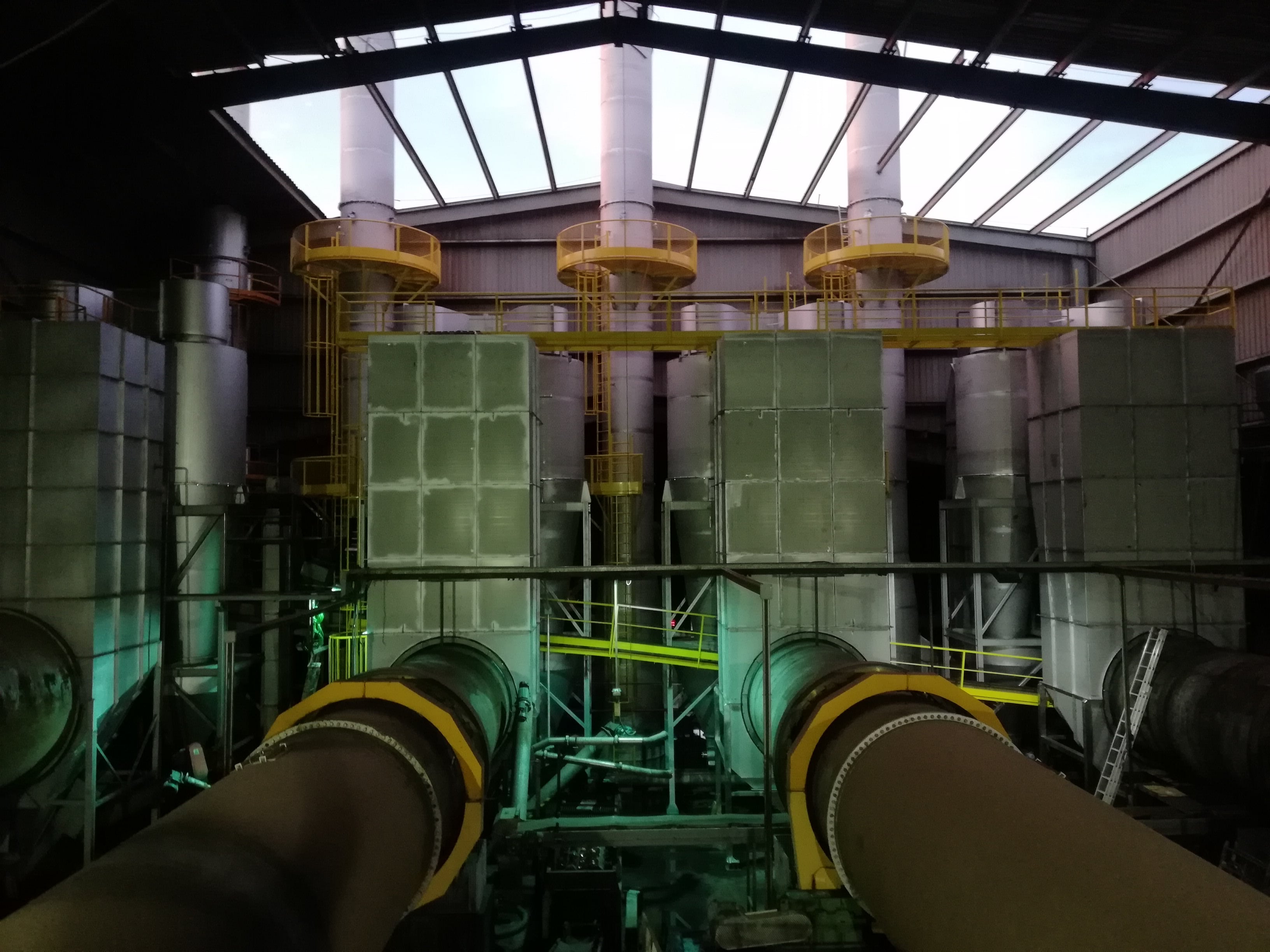 Líneas de gases de secadero
